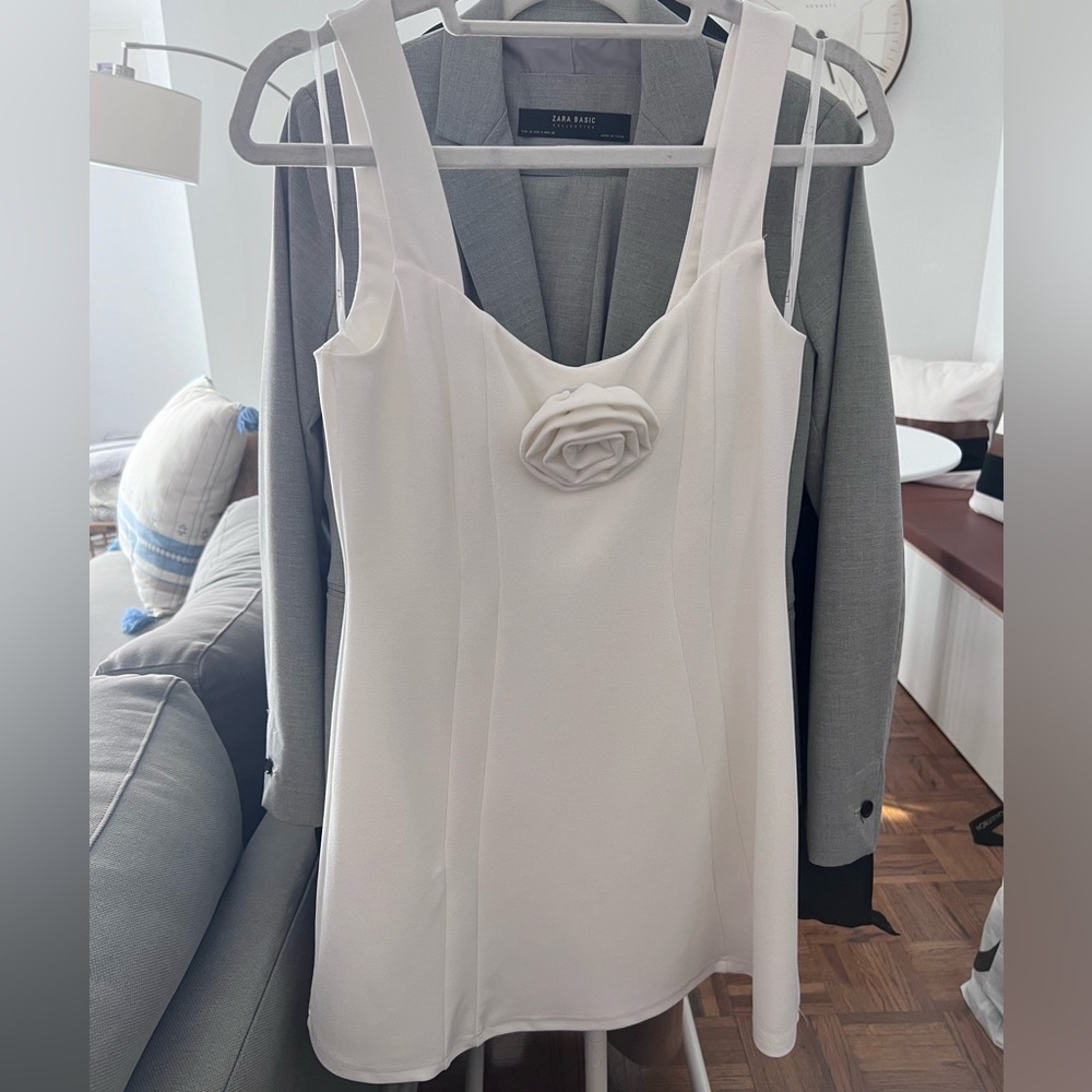 White Mini Dress (Lulus - M)